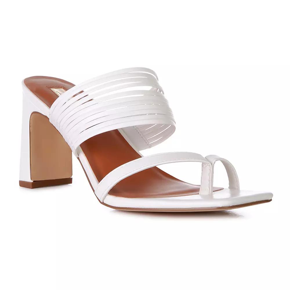London Rag Follow Me Women's Block Heeled Sandals,  Product Image
