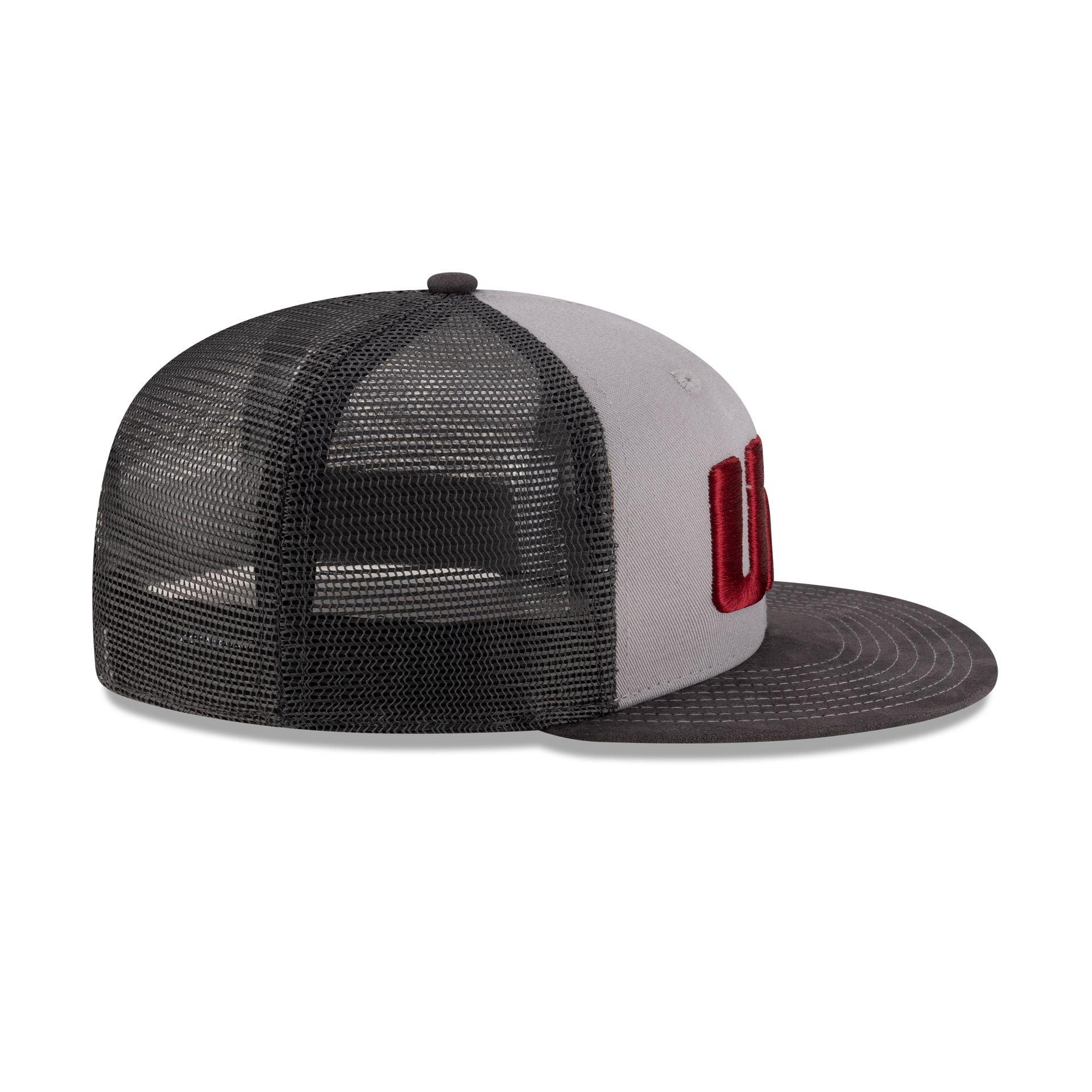 UFC Suede Gray 9FIFTY Trucker Hat Male Product Image