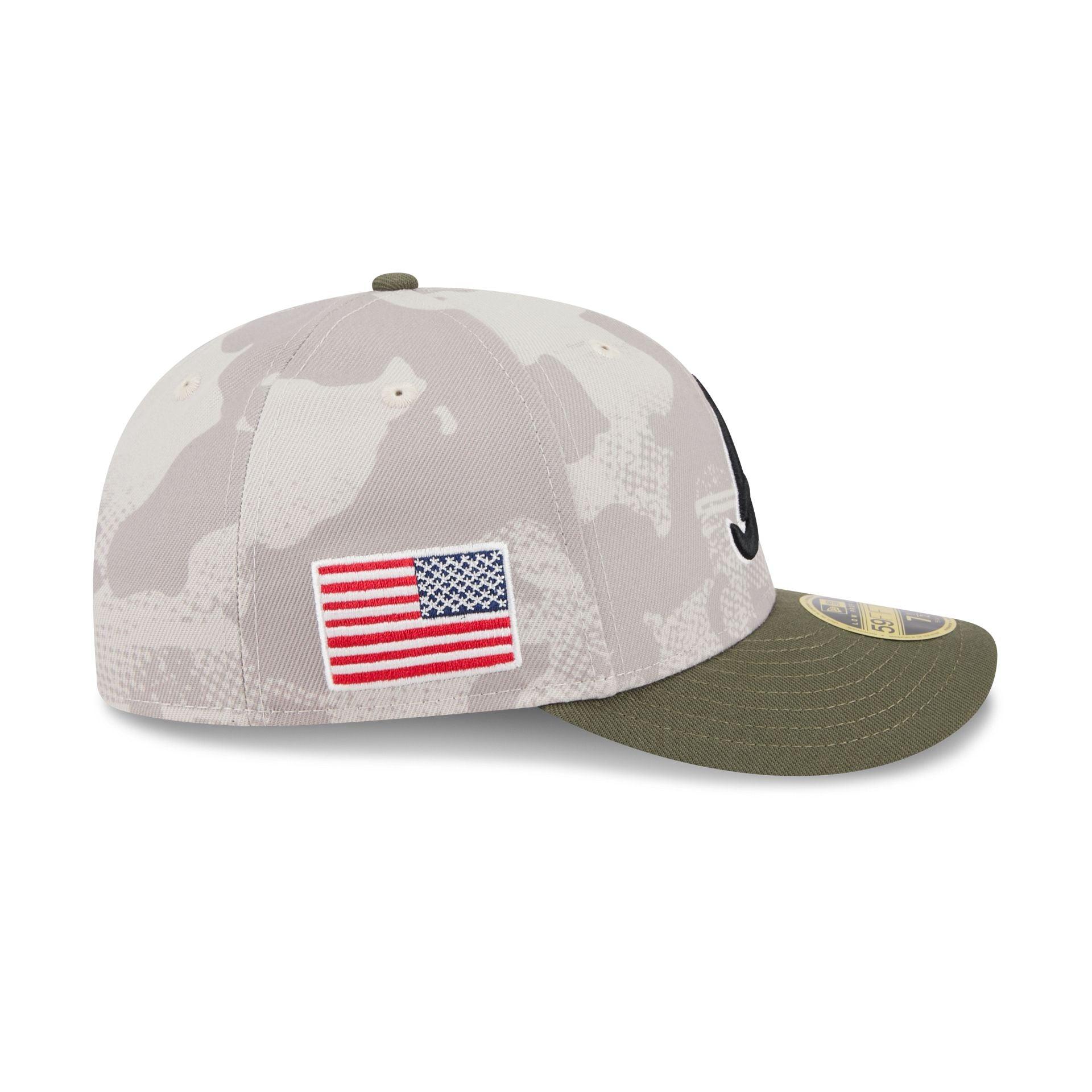 Atlanta Braves Armed Forces Day 2025 Low Profile 59FIFTY Fitted Hat Male Product Image