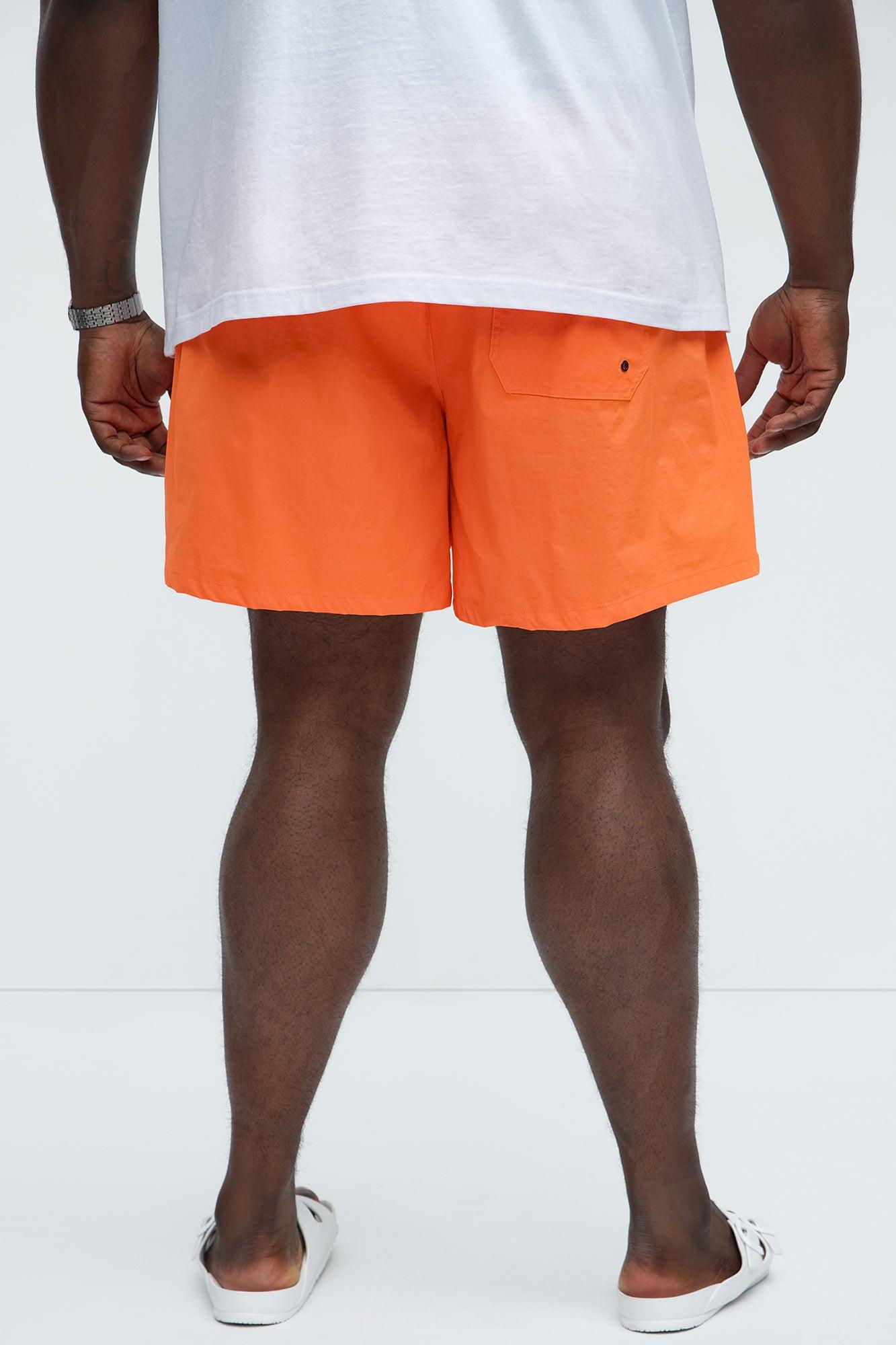 Track Flex Swim Trunk Mid - Orange Product Image