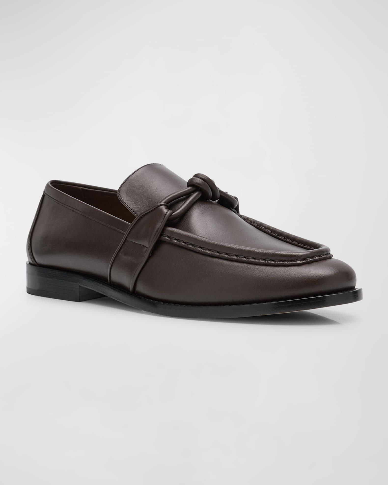 Men's Astaire Leather Knot Loafers Product Image