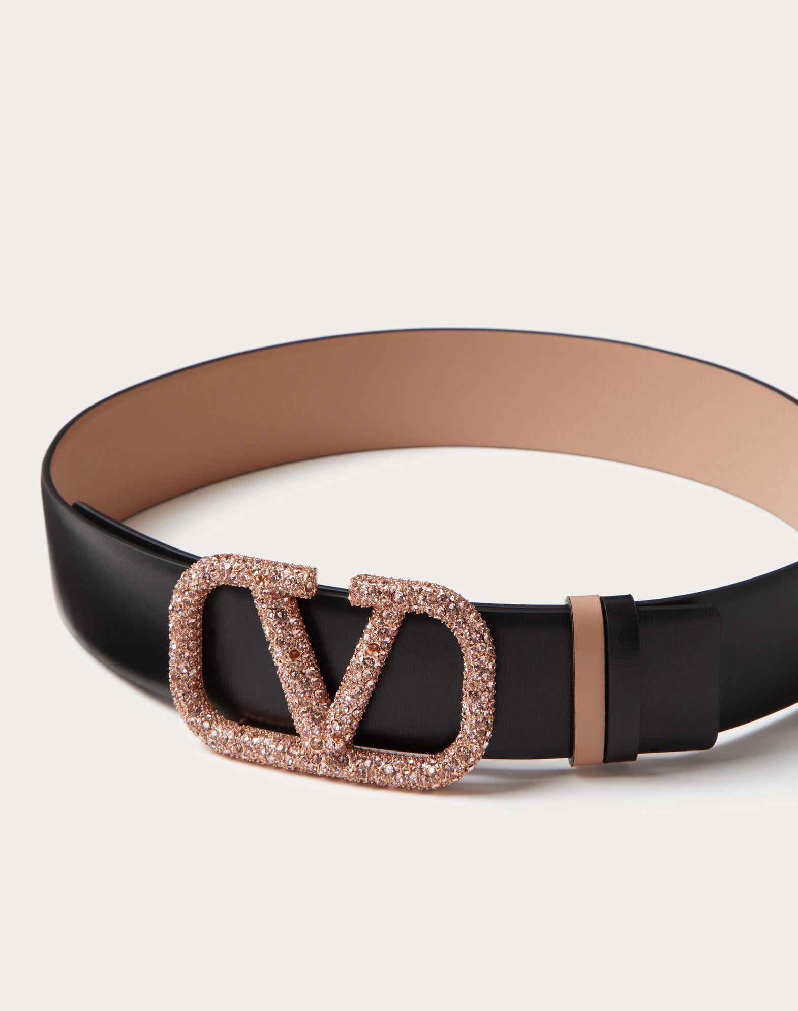 Vlogo Signature Reversible Shiny Calfskin Belt 40Mm Product Image