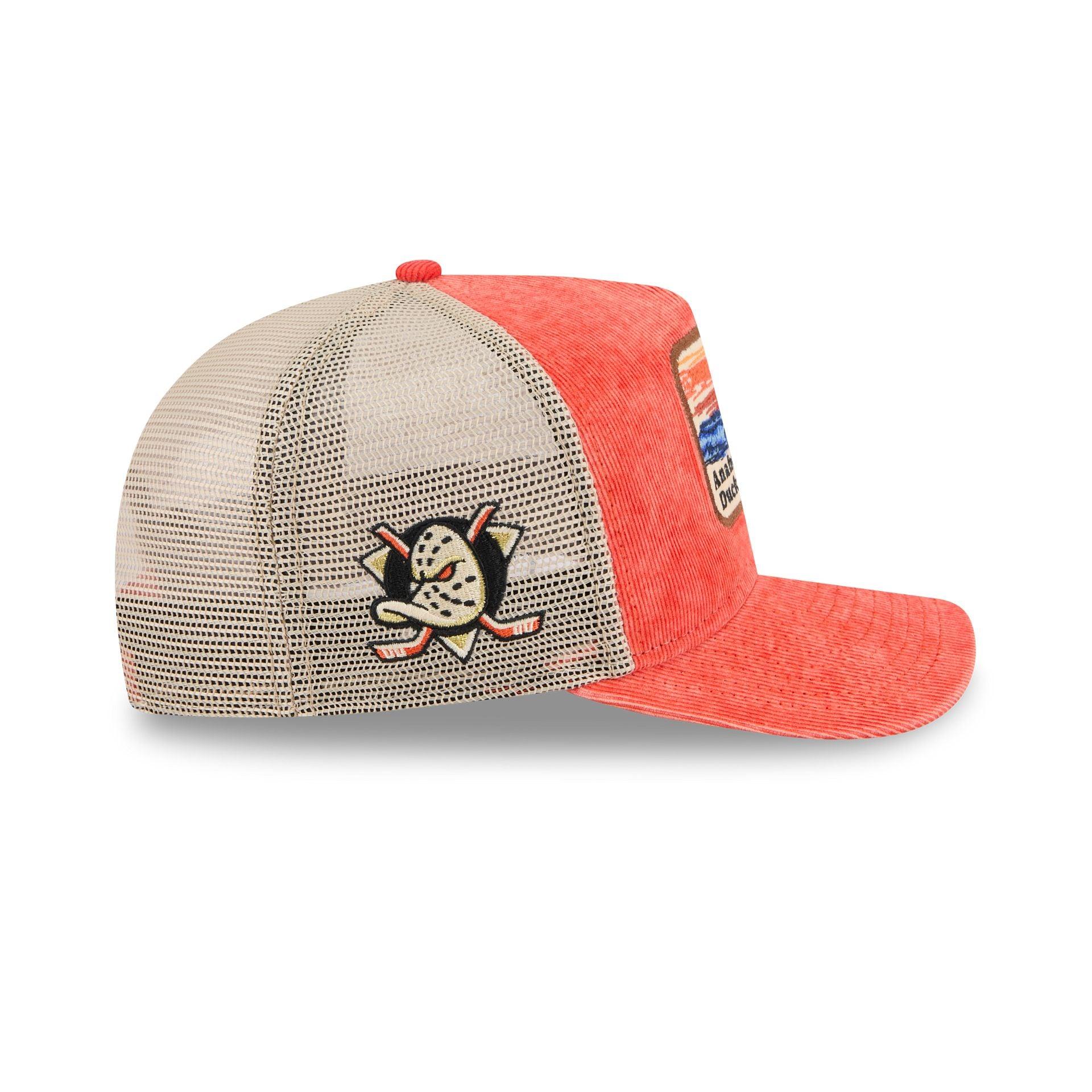Anaheim Ducks Vintage Landscape 9FIFTY A-Frame Trucker Hat Male Product Image