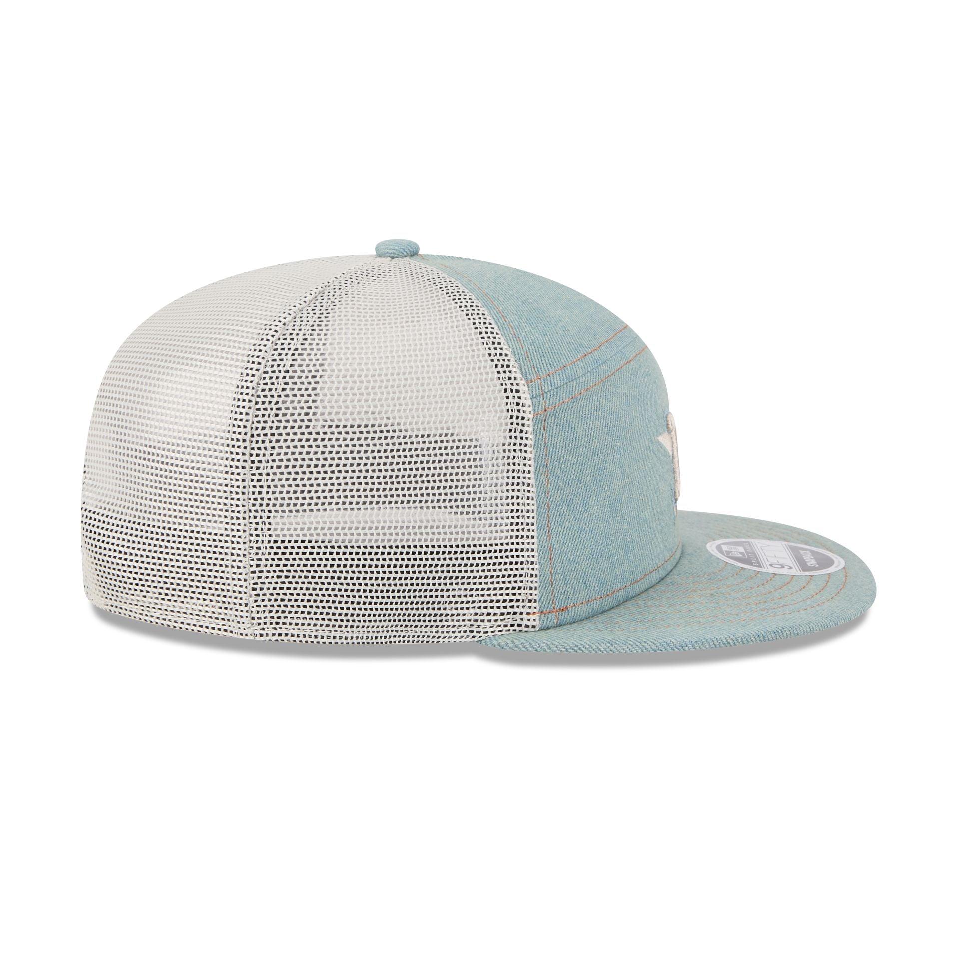 Houston Astros Denim Split Panel 9FIFTY Trucker Hat Male Product Image