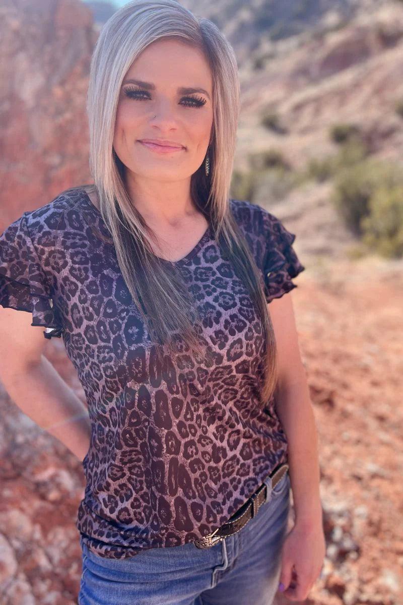 The Night Leopard Top Product Image