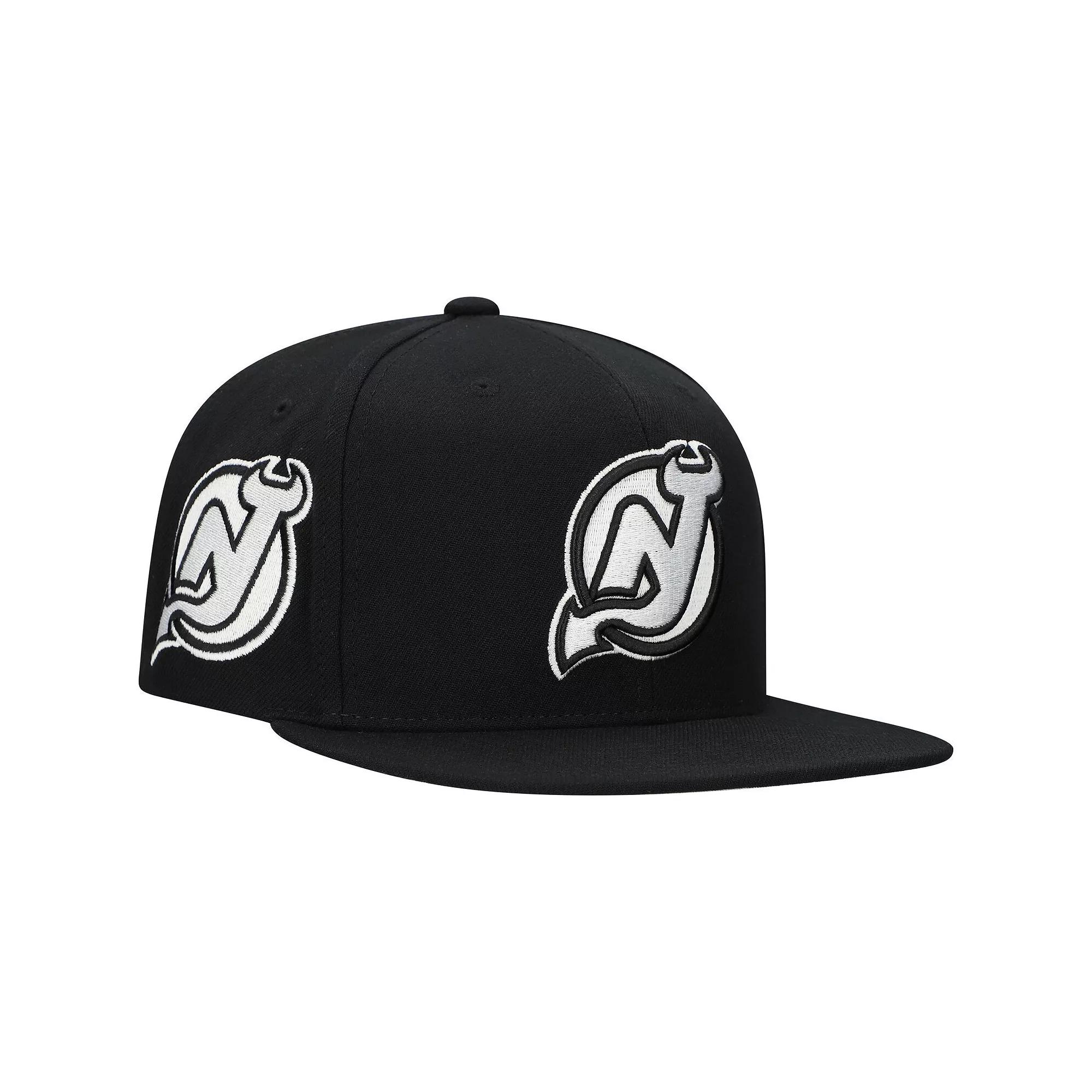 Men's Mitchell & Ness  Black New Jersey Devils Team Snapback Hat, Nhl Black Product Image