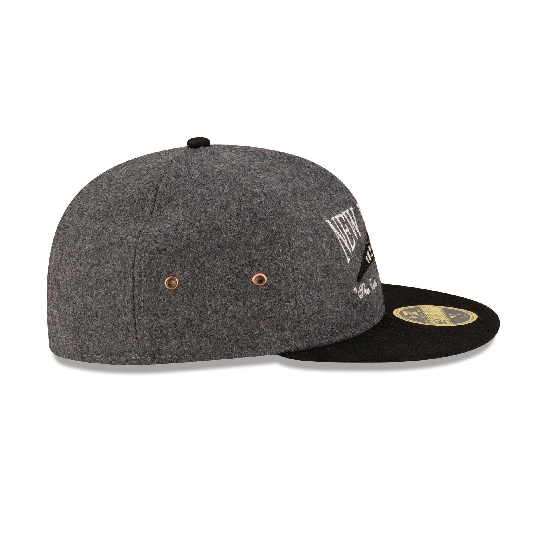 New Era Cap Heather Gray Retro Crown 59FIFTY Fitted Hat Male Product Image