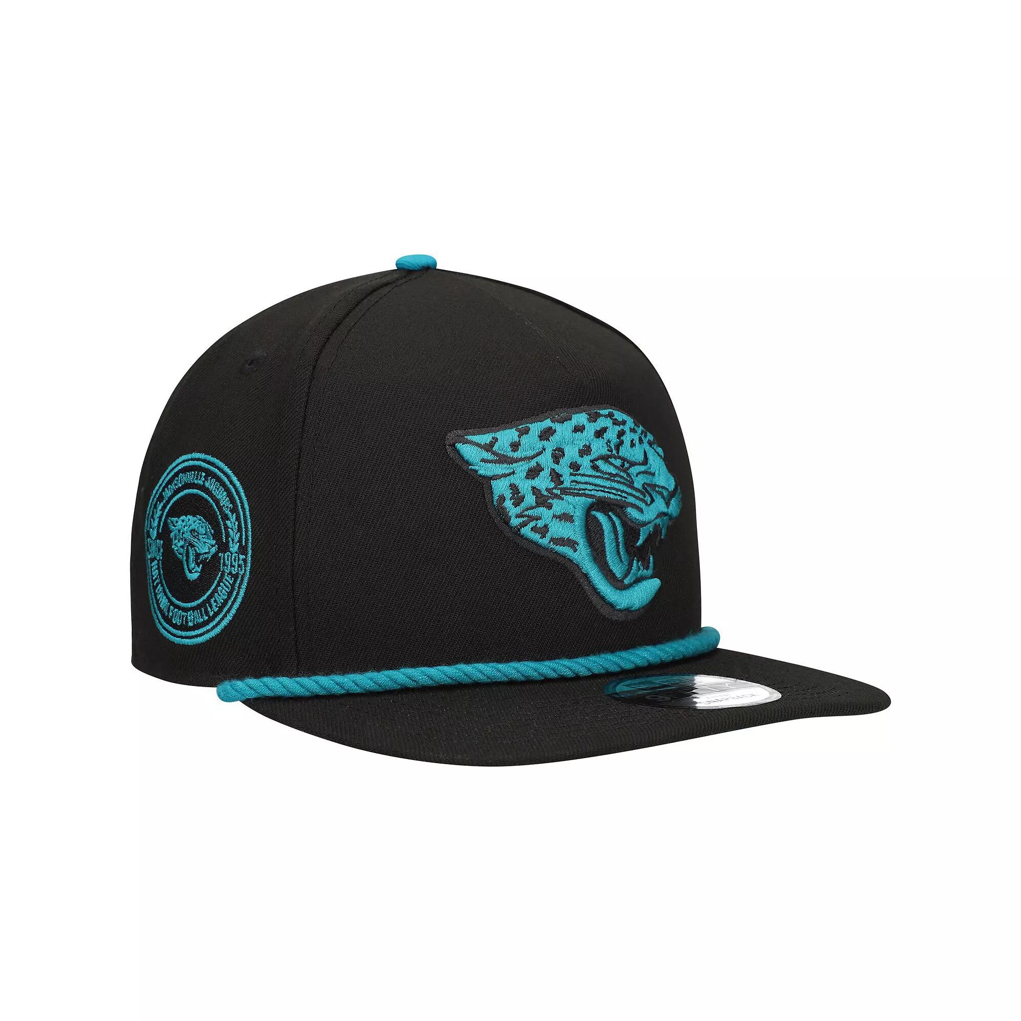 Men's New Era Black Jacksonville Jaguars Captain Snapback Hat Product Image