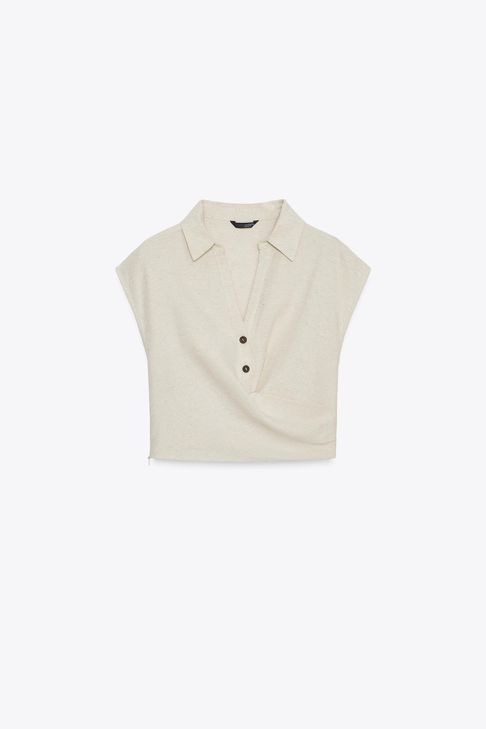 SLEEVELESS PLEAT TOP Product Image