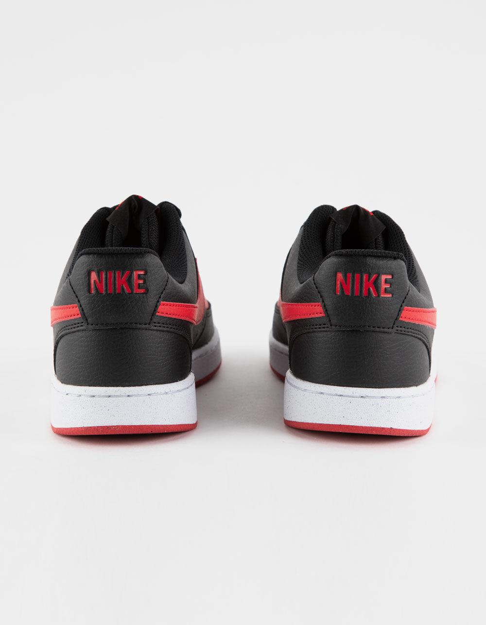 NIKE Court Vision Low Next Nature Mens Shoes - BLK/RED Product Image