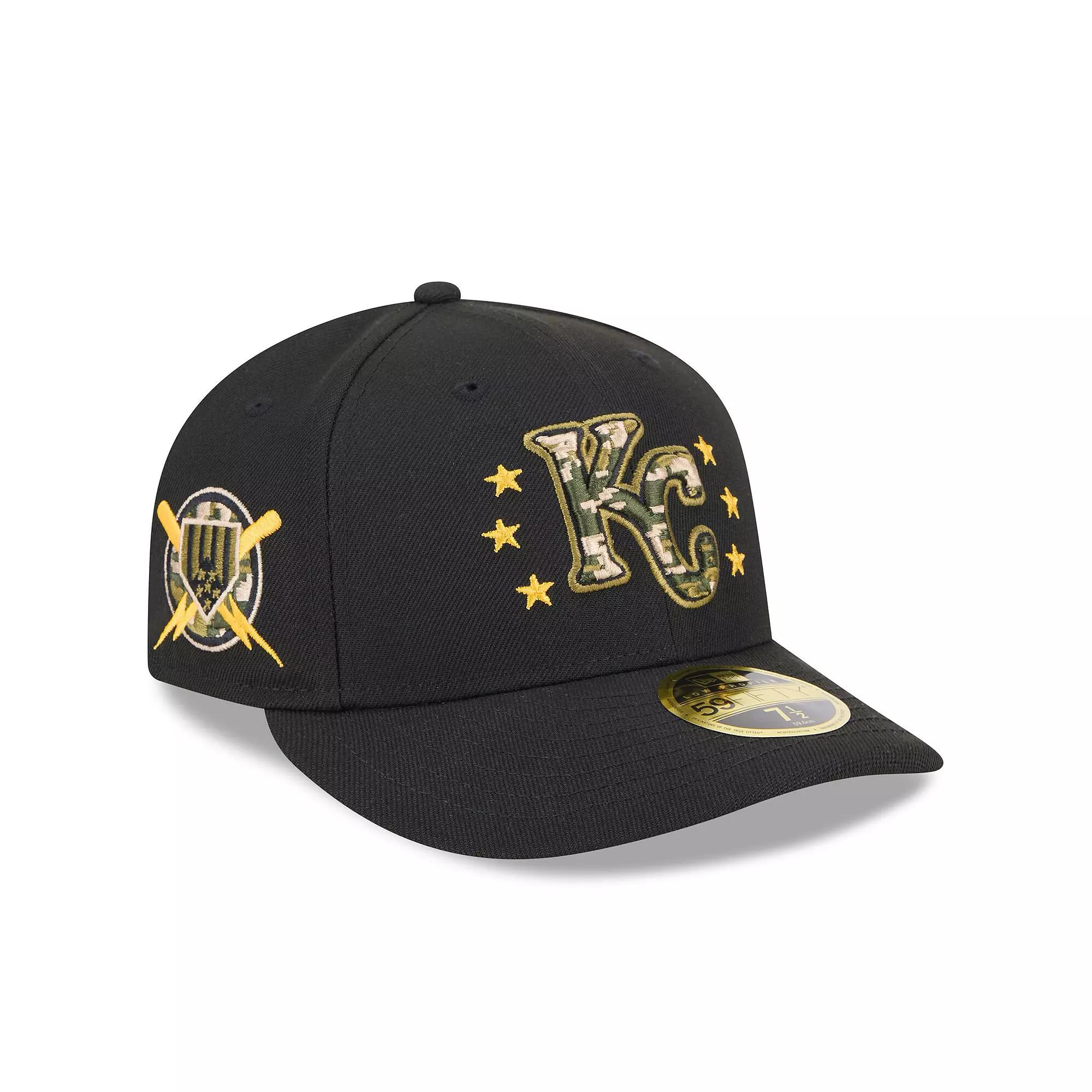 Men's New Era Black Kansas City Royals 2024 Armed Forces Day Low Profile 59FIFTY Fitted Hat,  Product Image