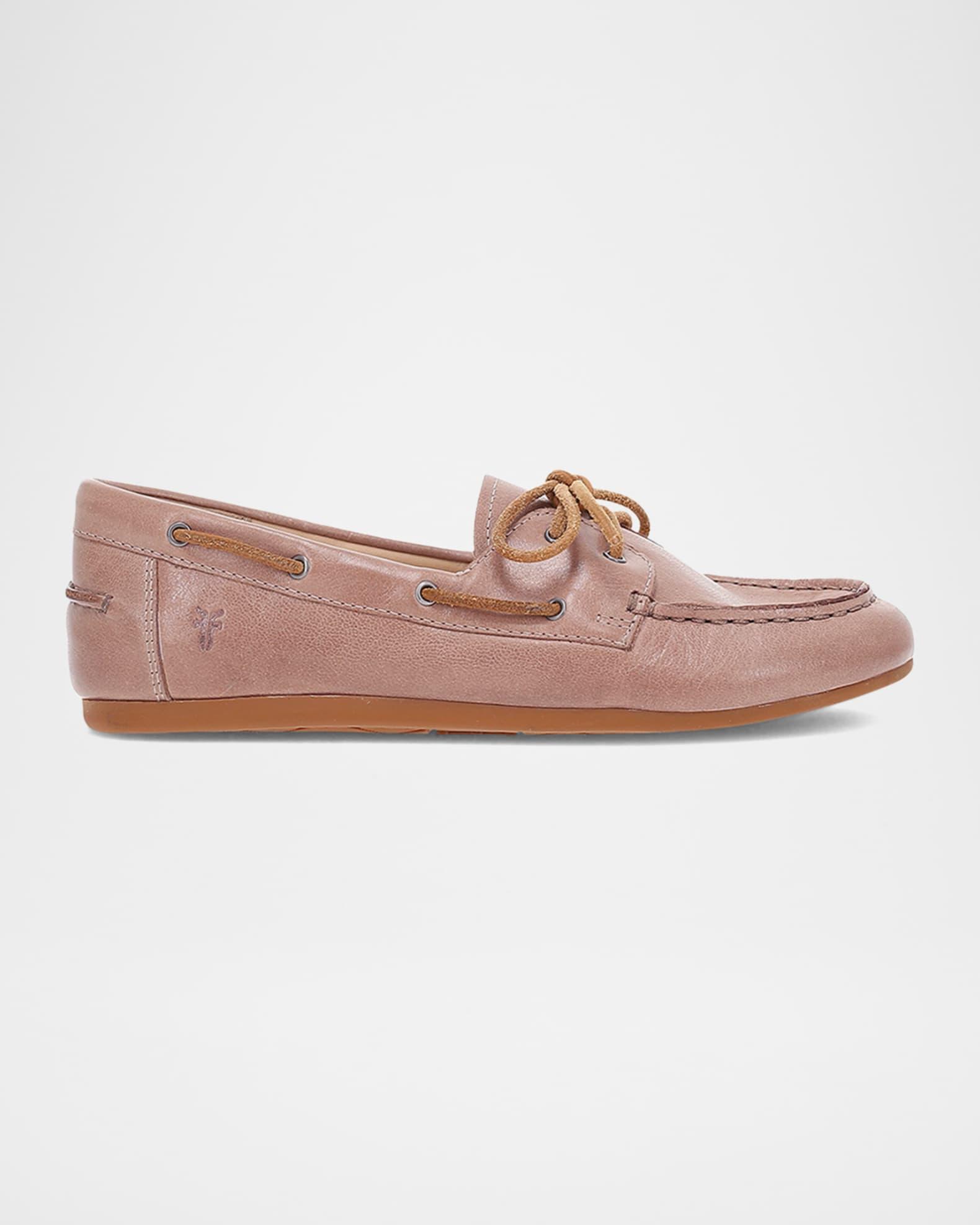 Naya Leather Boat Loafers Product Image