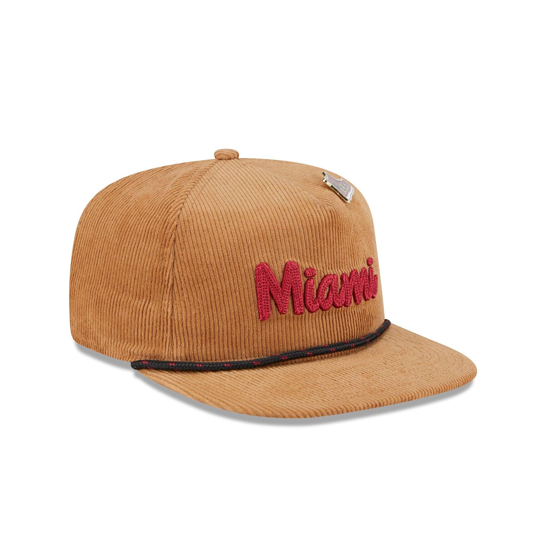 Miami Heat 2025 All-Star Game Fan Pack Corduroy Golfer Hat Male Product Image