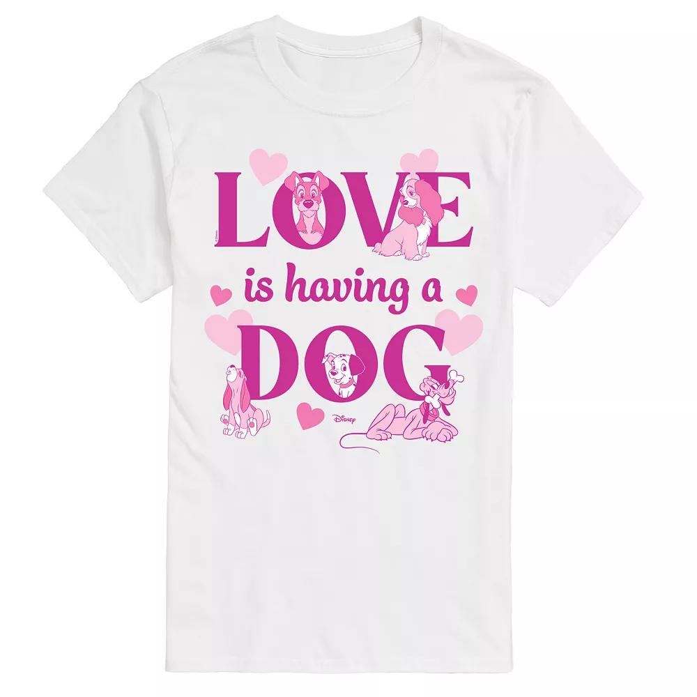 Big & Tall Disney Love Is Having A Dog Graphic Tee, Men's,  Product Image