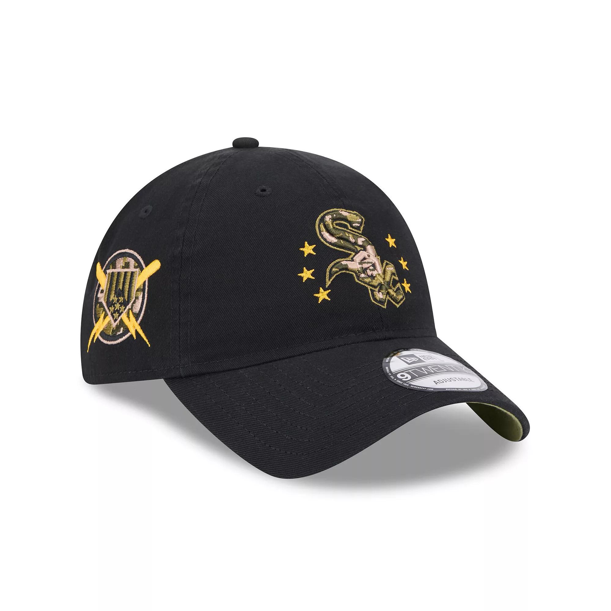 Men's New Era Black Chicago White Sox 2024 Armed Forces Day 9TWENTY Adjustable Hat Product Image