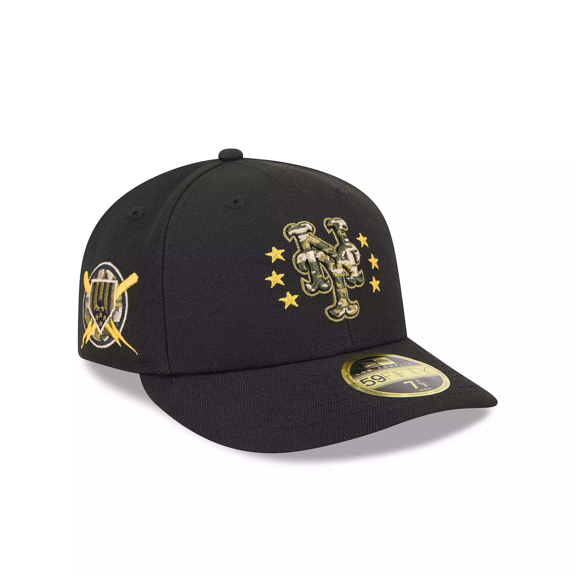 Men's New Era Black New York Mets 2024 Armed Forces Day Low Profile 59FIFTY Fitted Hat,  Product Image