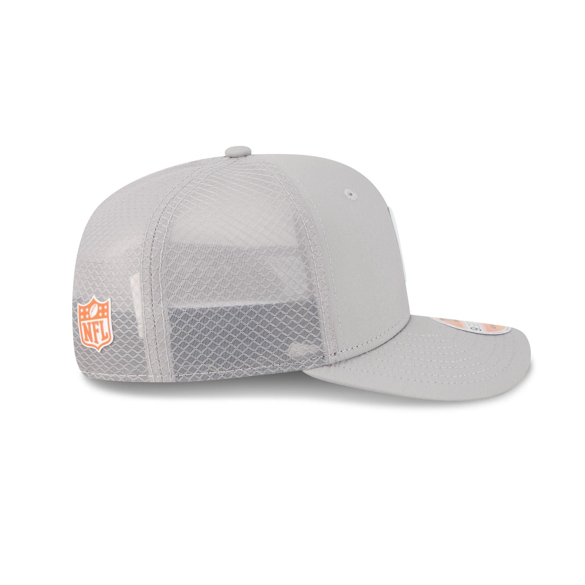 Denver Broncos 2025 Sideline Hot Weather Gray 9SEVENTY Trucker Hat Male Product Image