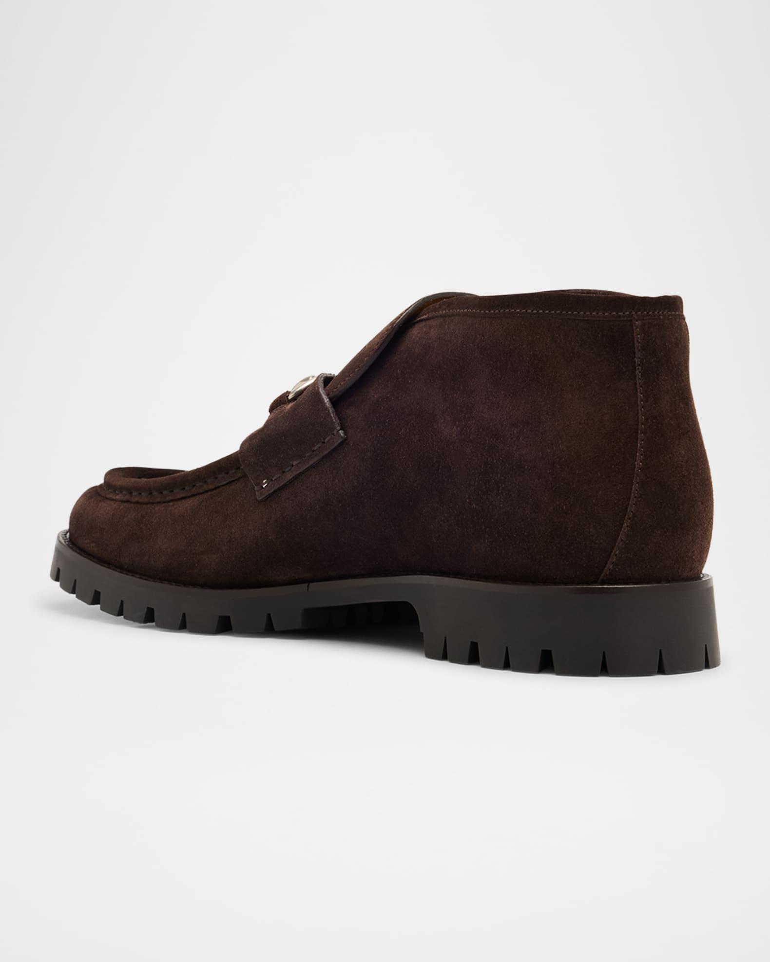 Men's Sylke Suede Bit Lug-Sole Chukka Boots Product Image