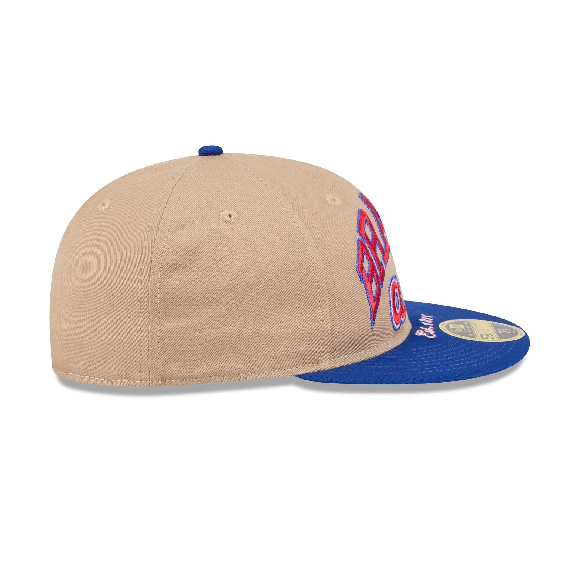 Atlanta Braves Camel Retro Crown 59FIFTY Fitted Hat Male Product Image