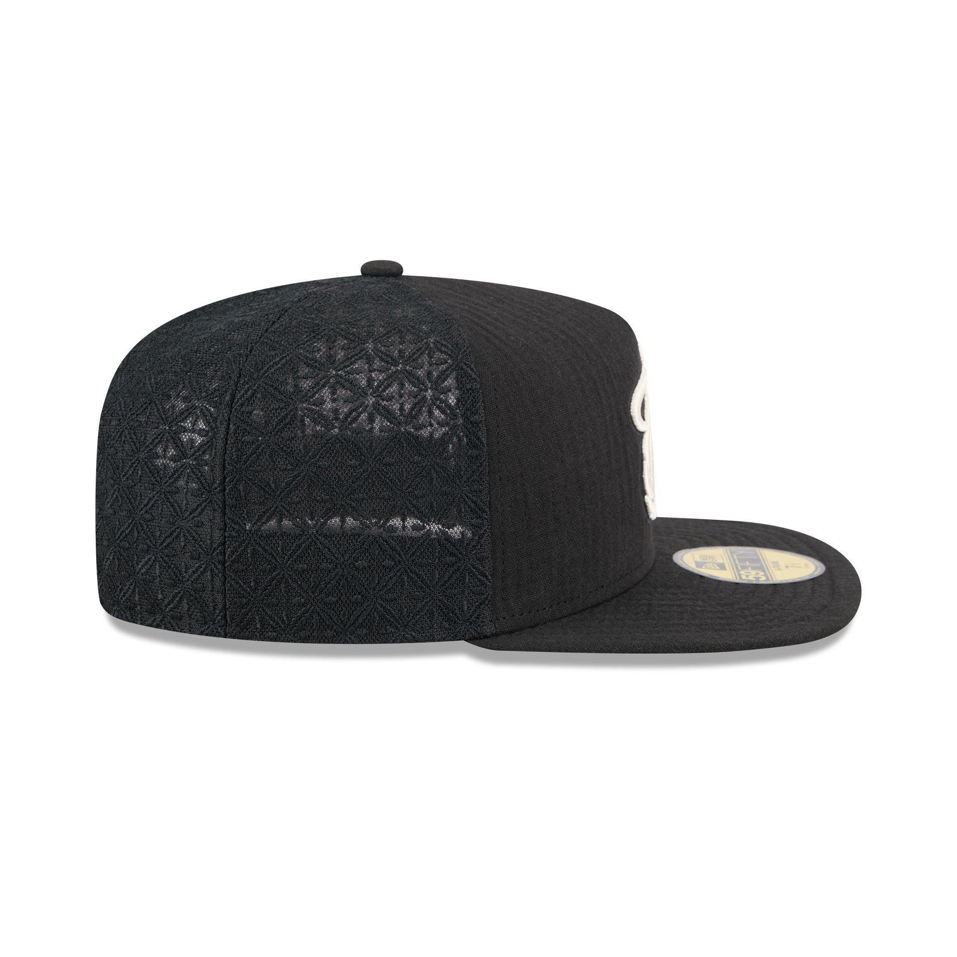 Toronto Raptors Navy Denim 59FIFTY A-Frame Fitted Hat Male Product Image