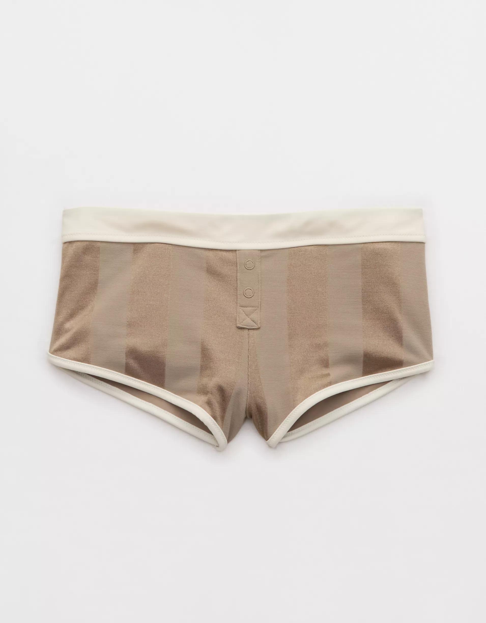 Aerie Shine Cheeky Boyshort Bikini Bottom Product Image