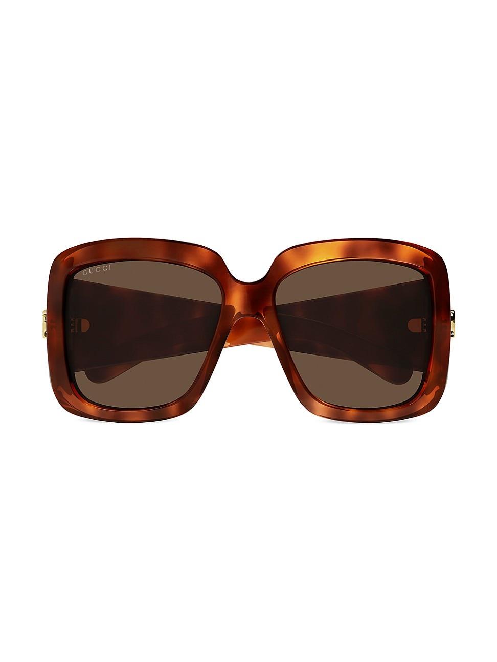 Womens GG Corner 55MM Square Sunglasses Product Image