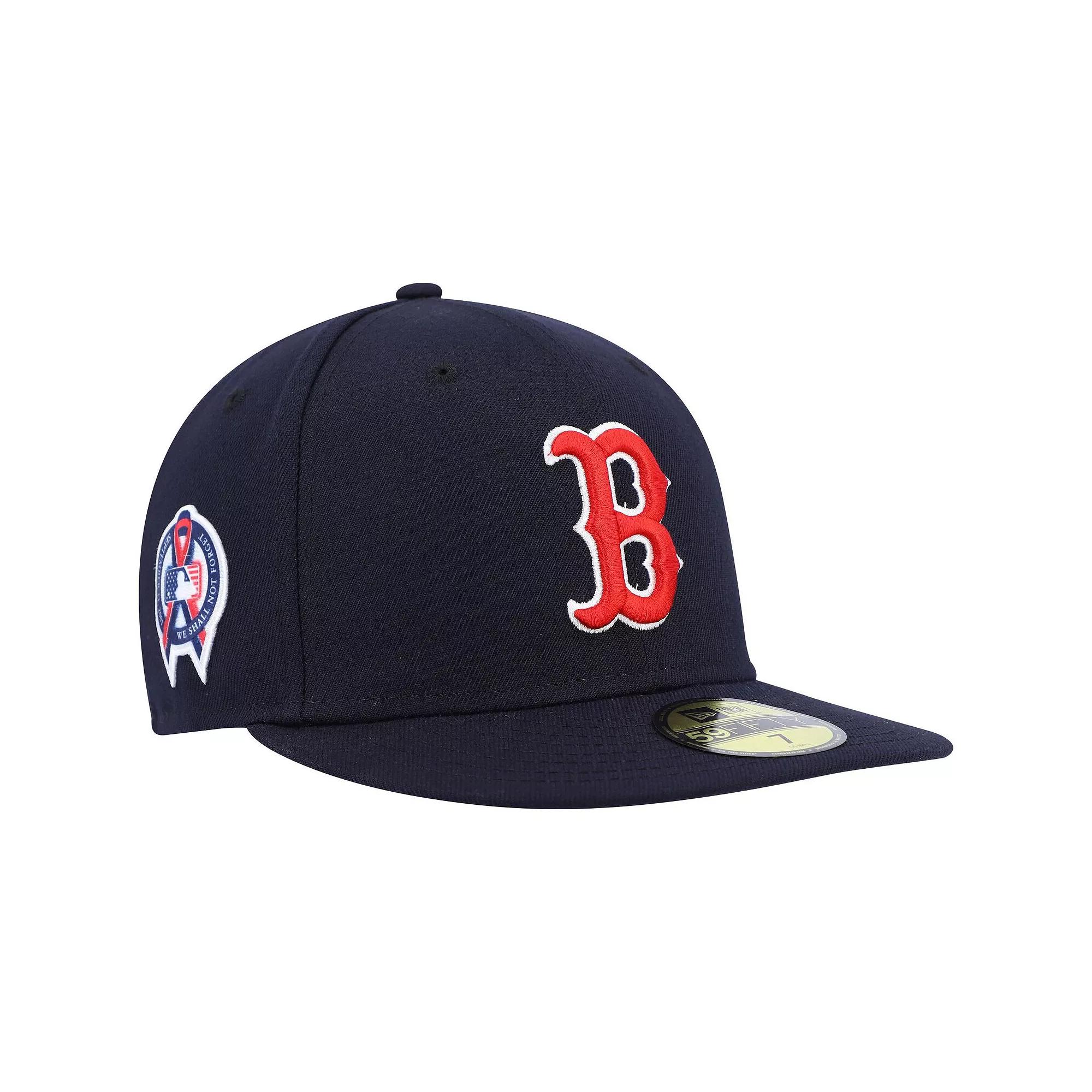 Men's New Era Navy Boston Red Sox 9/11 Memorial Side Patch 59FIFTY Fitted Hat,  Product Image