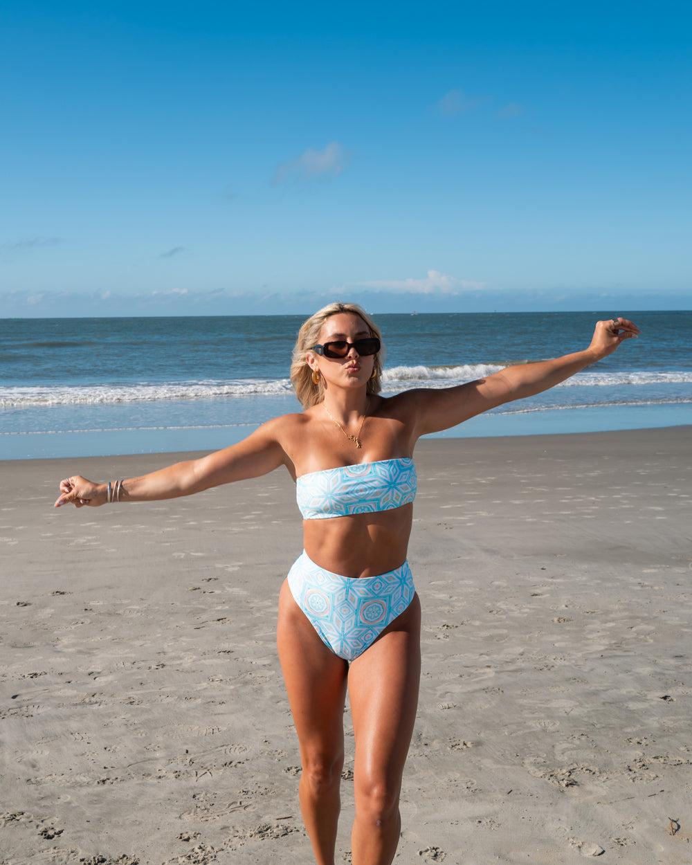 The Ischia - Bandeau Bikini Top Product Image