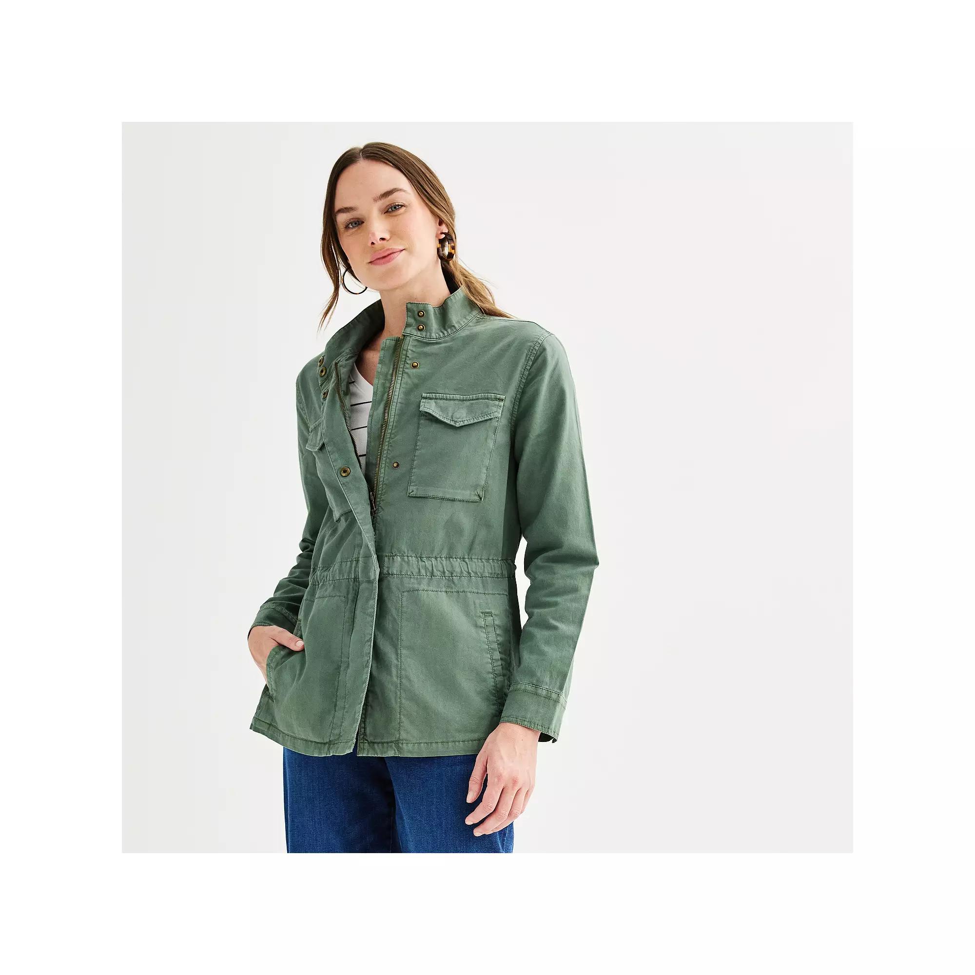 Women's Sonoma Goods For Life® Patch Pocket Utility Jacket,  Product Image