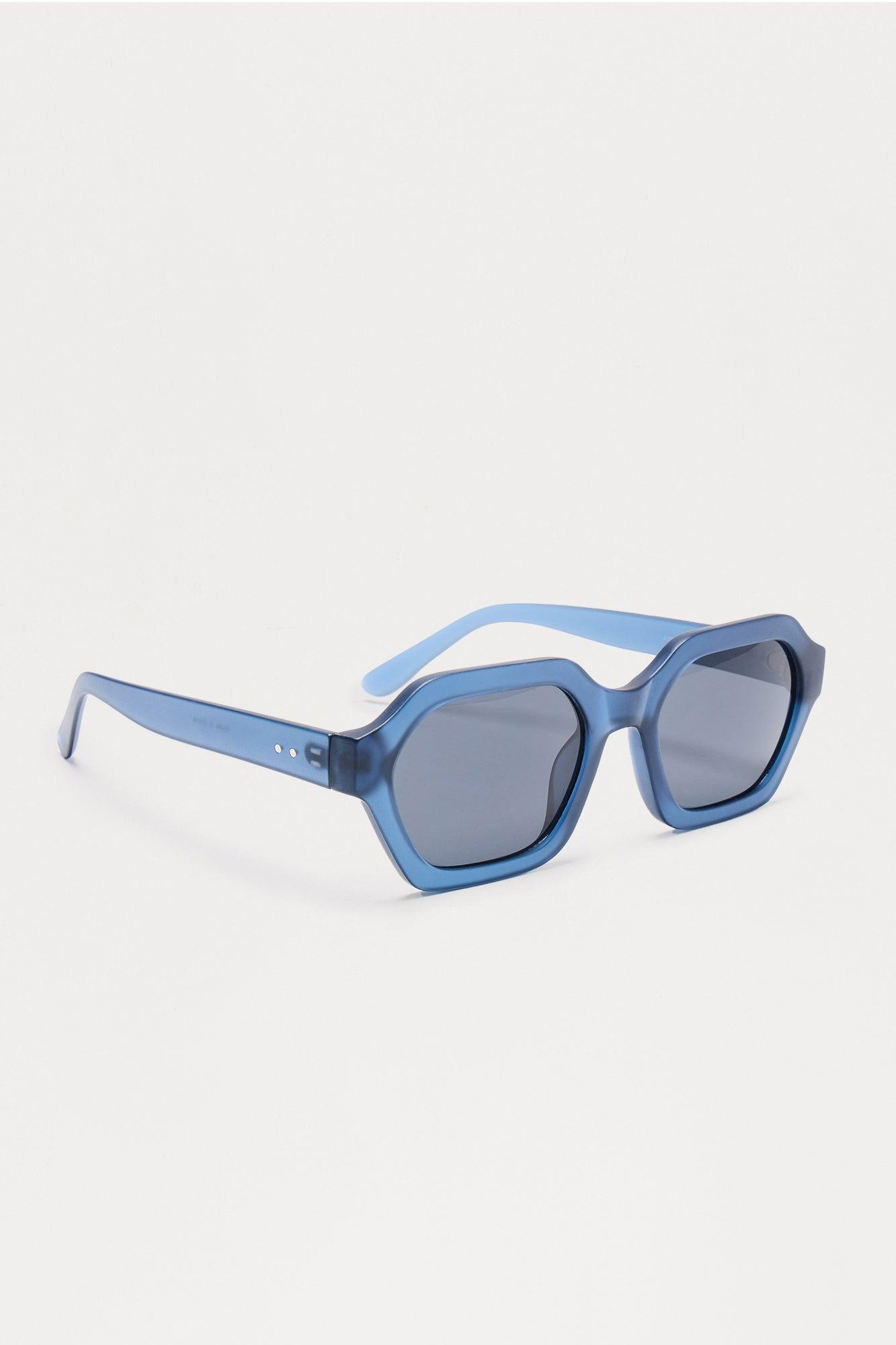 Mallee Round Sunglasses - Blue Male Product Image
