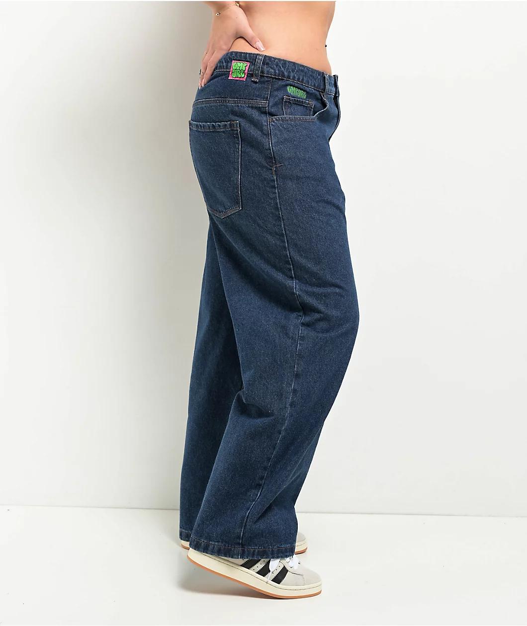 Empyre Loiter Blue Straight Leg Jeans Product Image