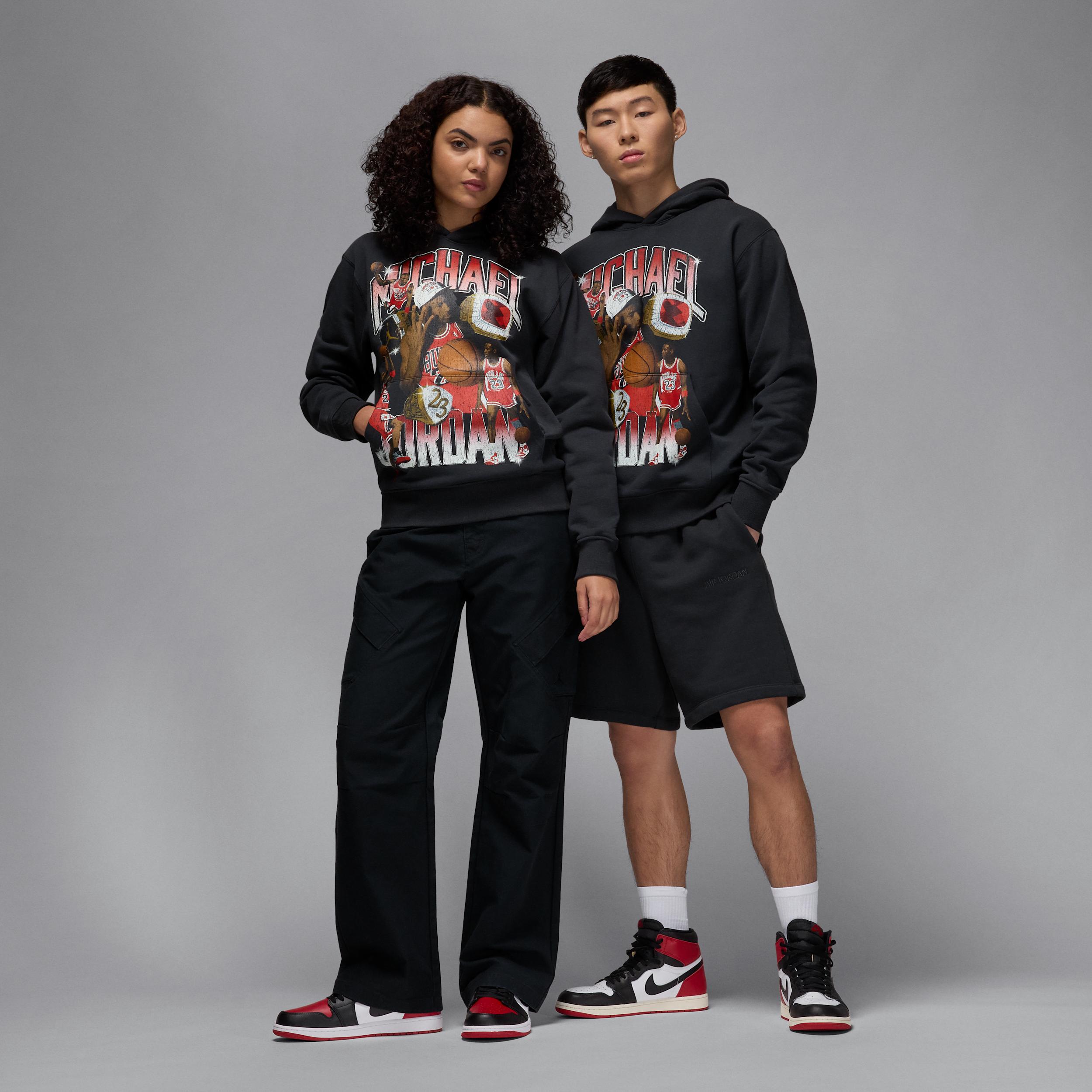 Jordan Flight Fleece Men's Graphic Pullover Hoodie Product Image