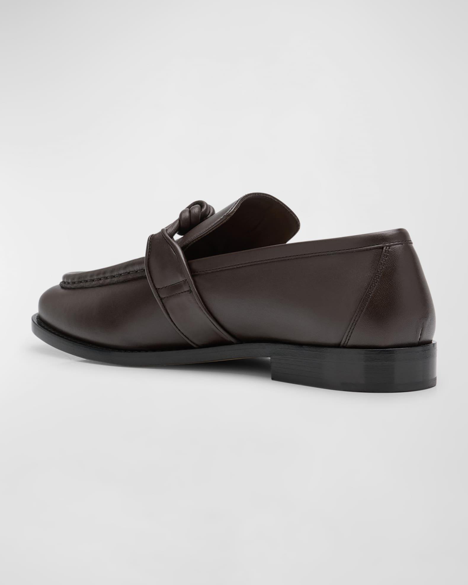 Men's Astaire Leather Knot Loafers Product Image