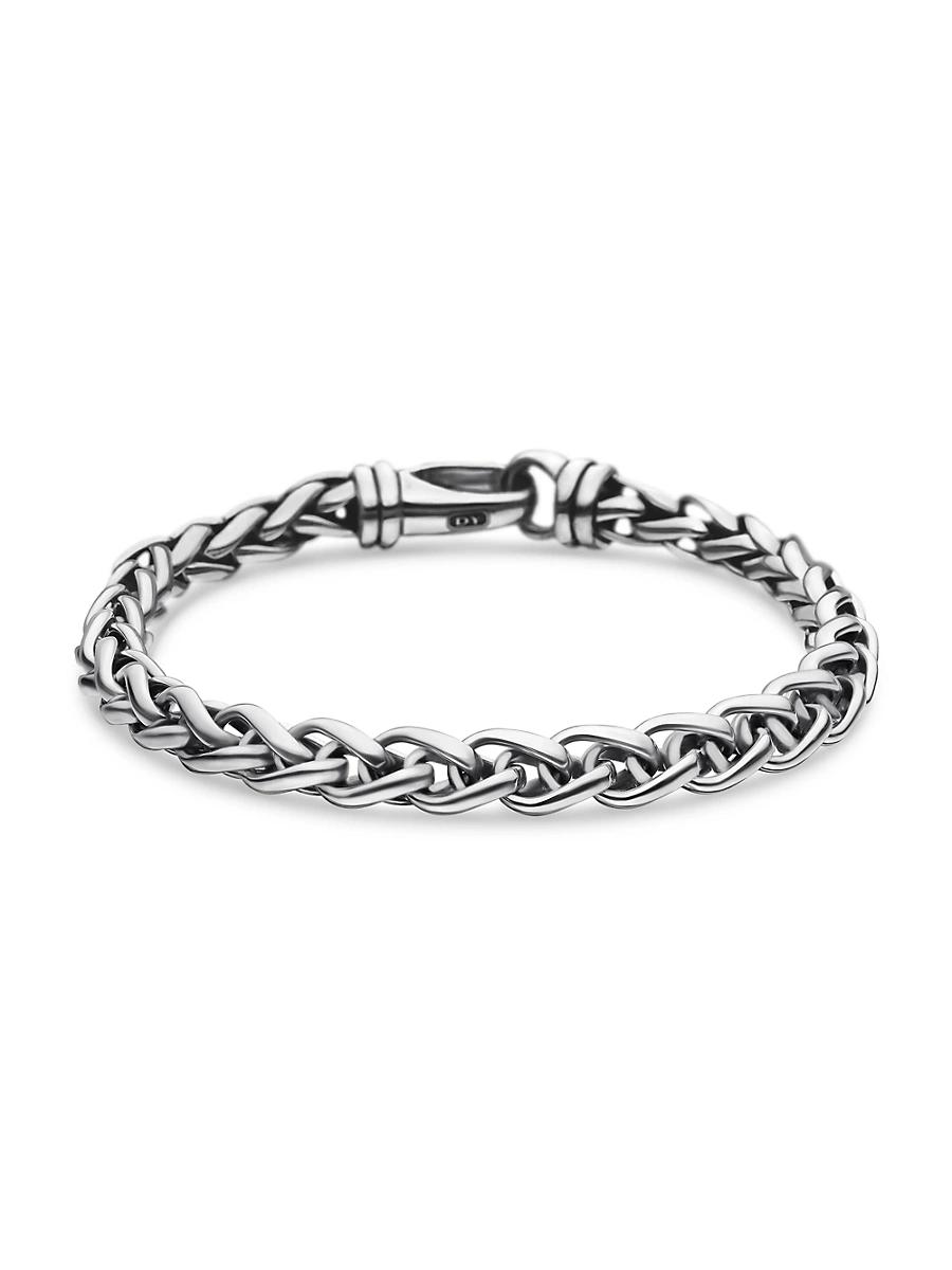Mens Wheat Chain Bracelet 6mm Product Image