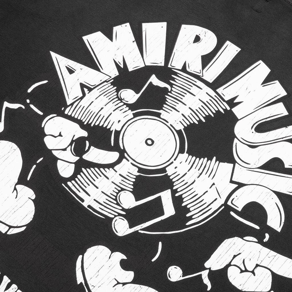 Amiri Music Record Tee - Black Male Product Image