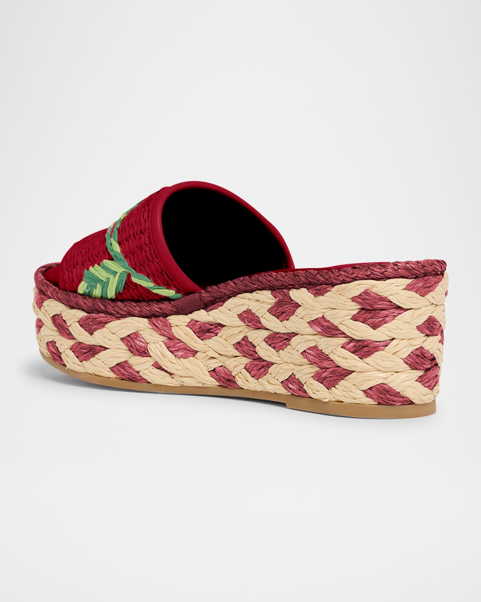 Bribri Floral Flatform Espadrille Sandals Product Image