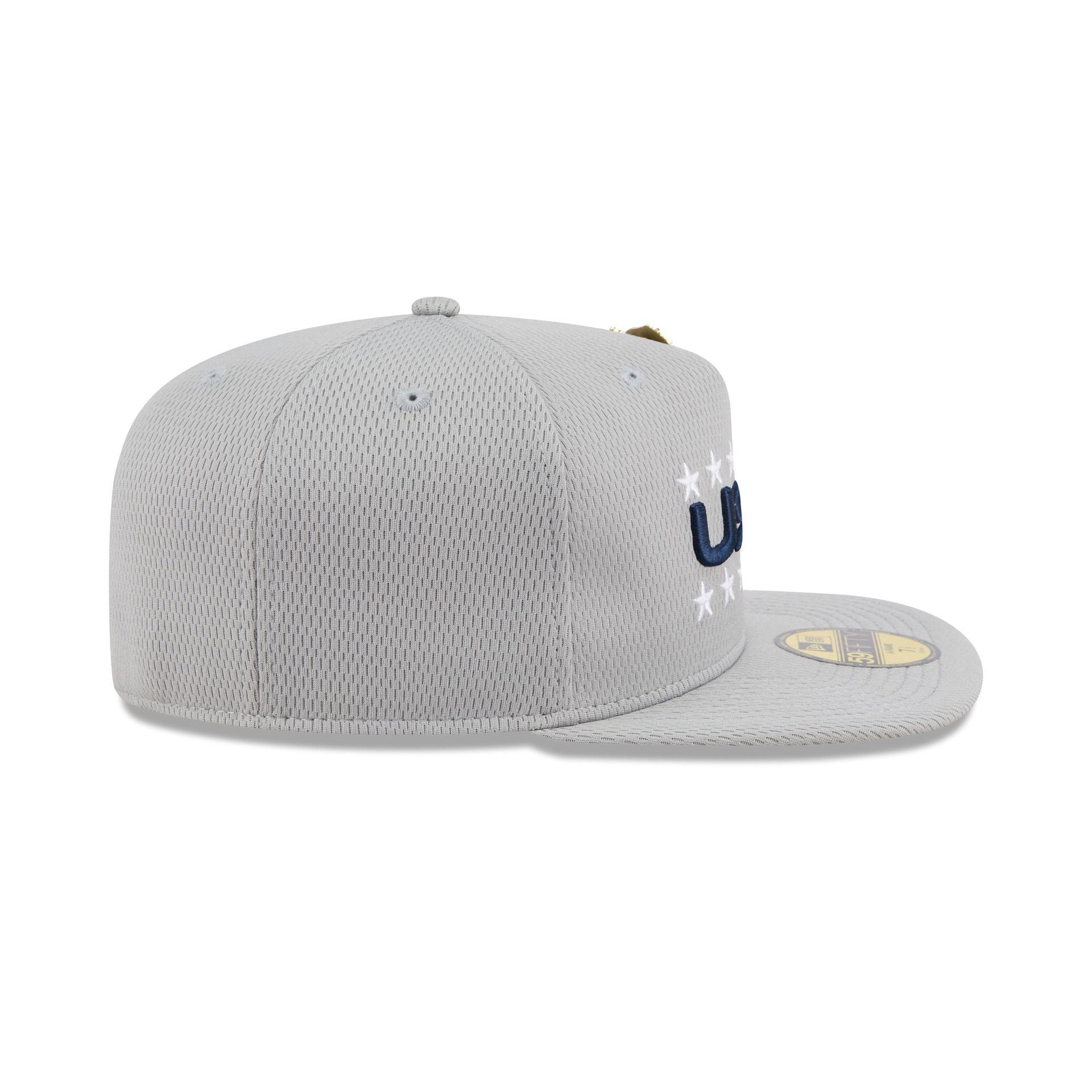 2025 Ryder Cup Team USA Gray 59FIFTY A-Frame Fitted Hat Male Product Image