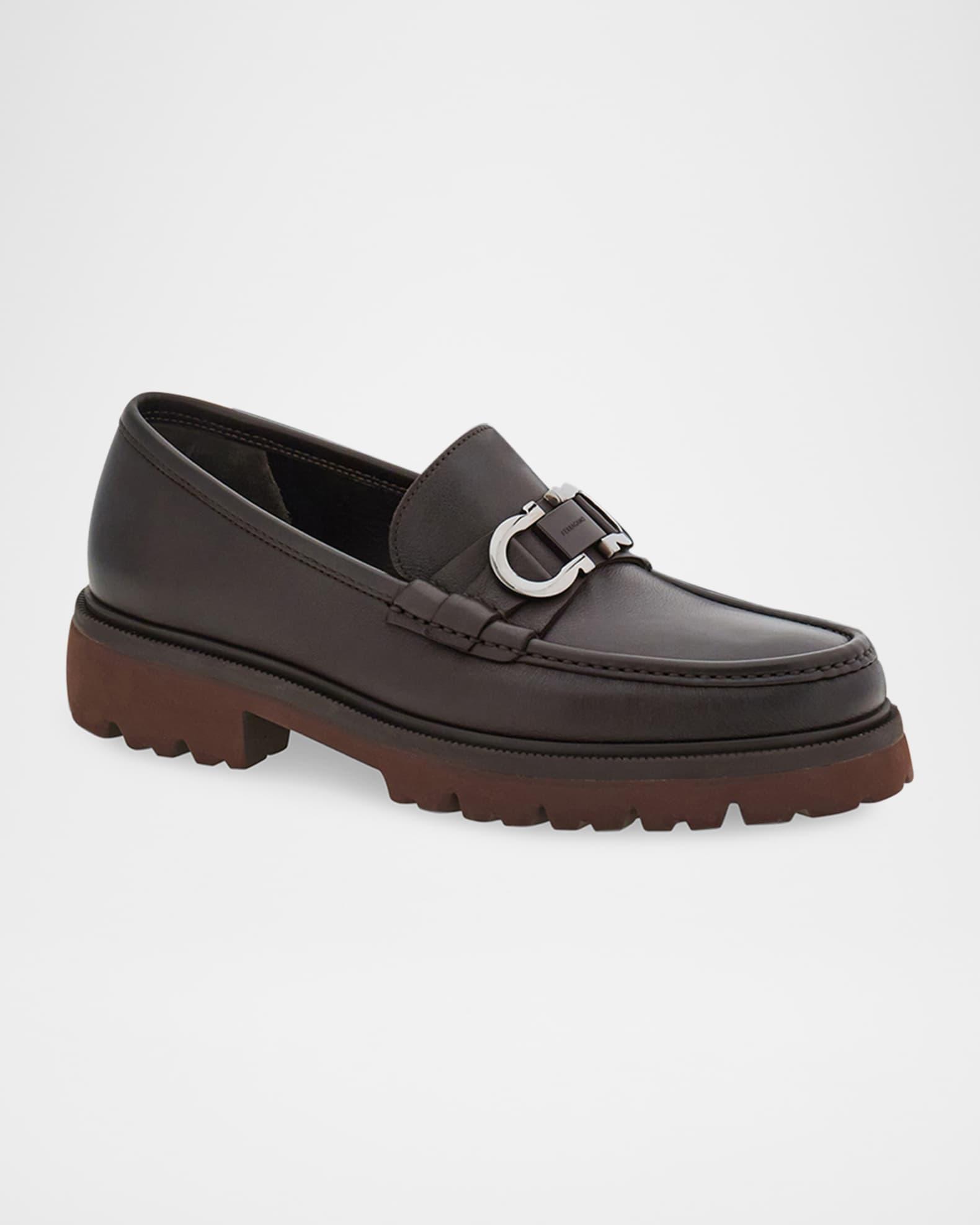 Men's Cocoon Gancini Lug-Sole Moccasin Loafers Product Image