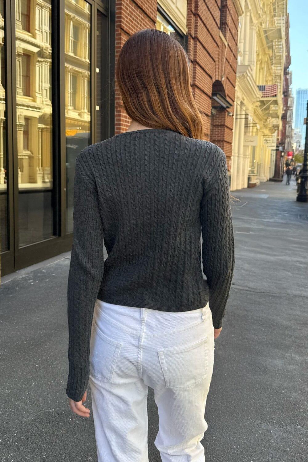 Zoe Cable Knit Cardigan Product Image