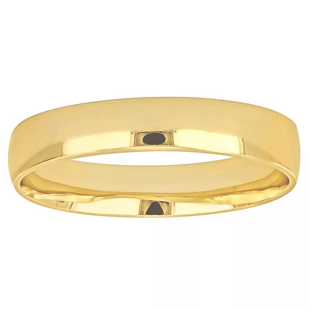 Stella Grace 14k Gold Mens 4 mm Polished Wedding Band, Womens Product Image