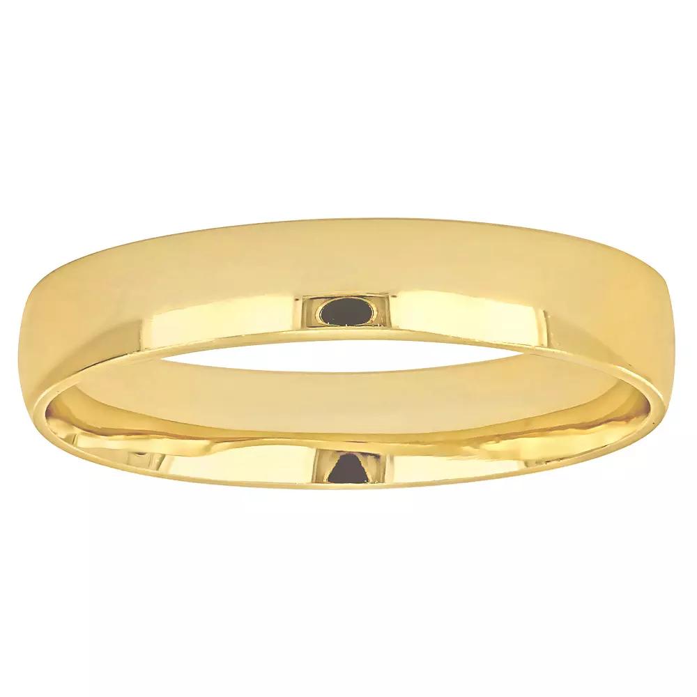 Stella Grace 14k Gold Mens 4 mm Polished Wedding Band, Womens Product Image