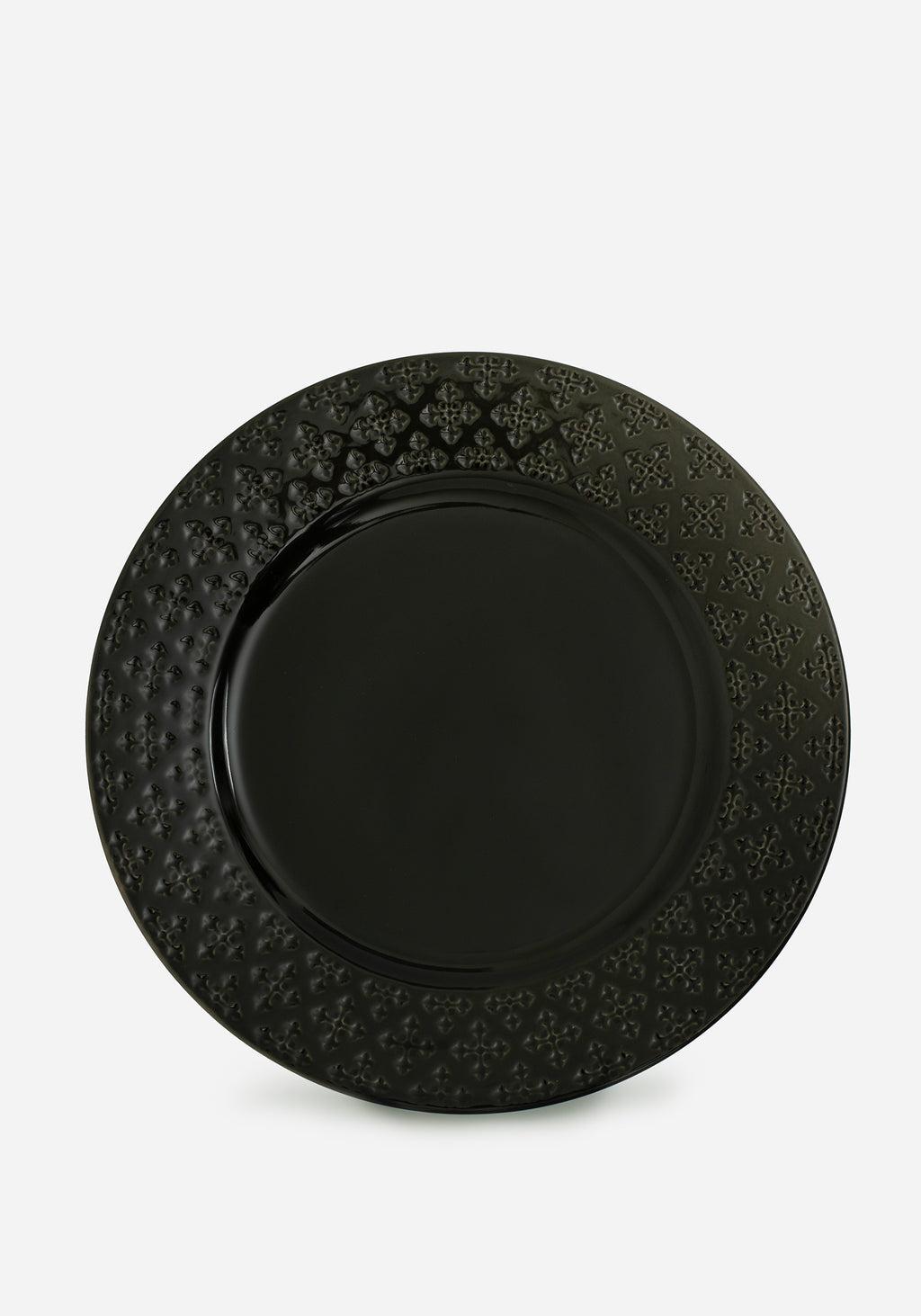 Crux Debossed Ombre Dinner Plate (4 Piece Set) Product Image