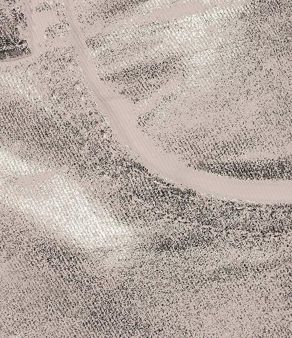 GB Foiled Coated Straight Leg Pants Product Image