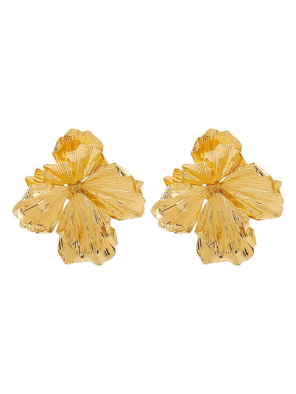 Flower Shape Drop Earrings Product Image
