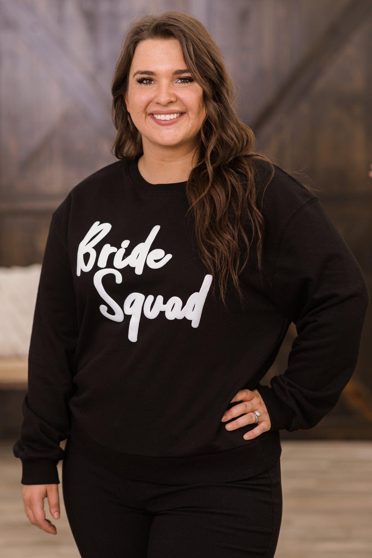 Black Bride Squad Graphic Sweatshirt Product Image