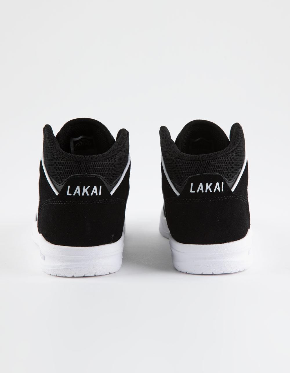 LAKAI Telford Low Mens Shoes - BLACK/WHITE Product Image