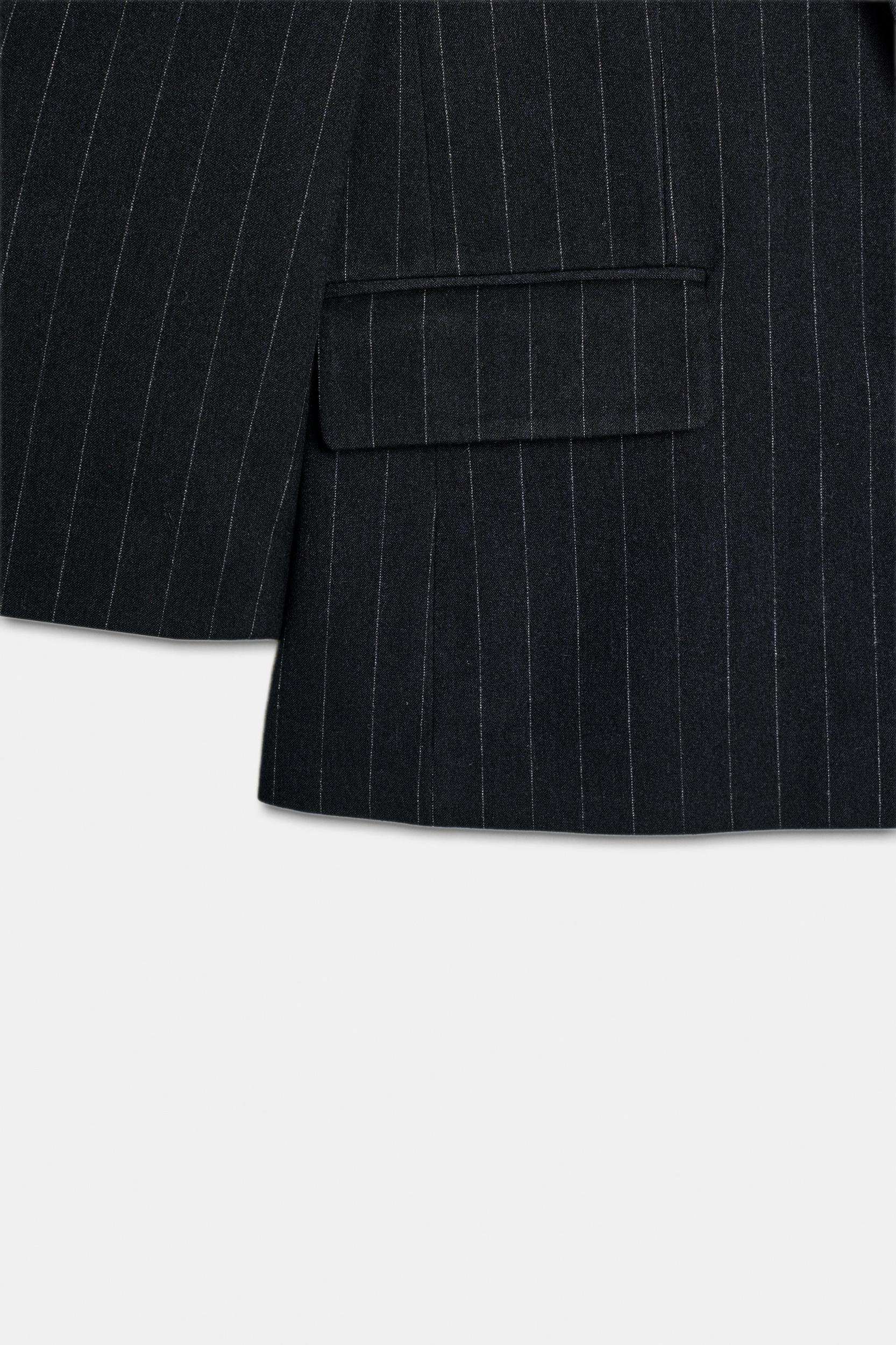 PINSTRIPE BLAZER WITH POCKETS Product Image