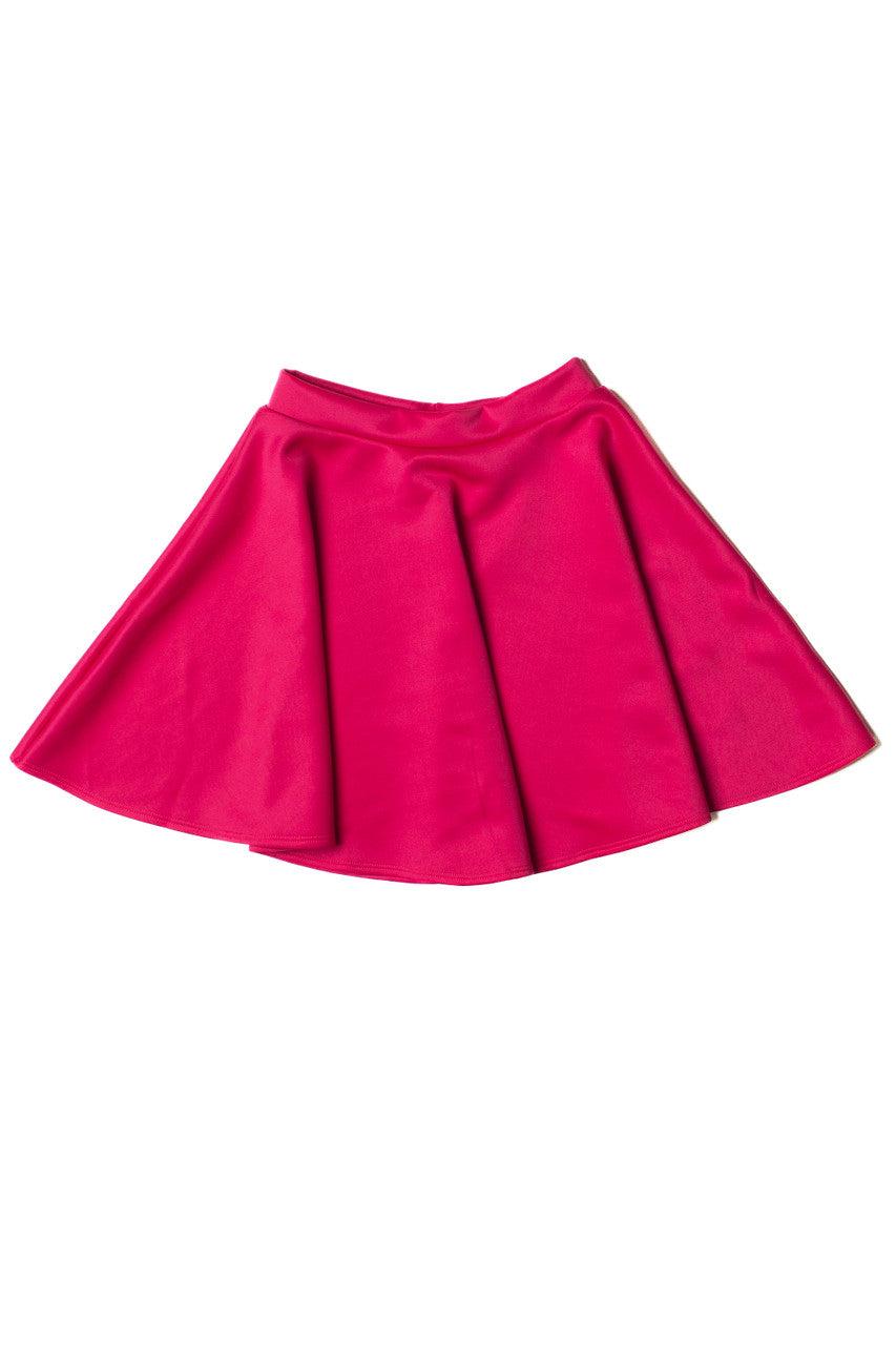 Hot Pink Skater Skirt Product Image