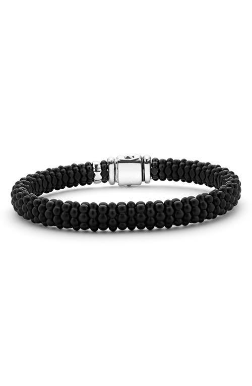 LAGOS Men's Black Caviar Station Bracelet at Nordstrom,  Product Image