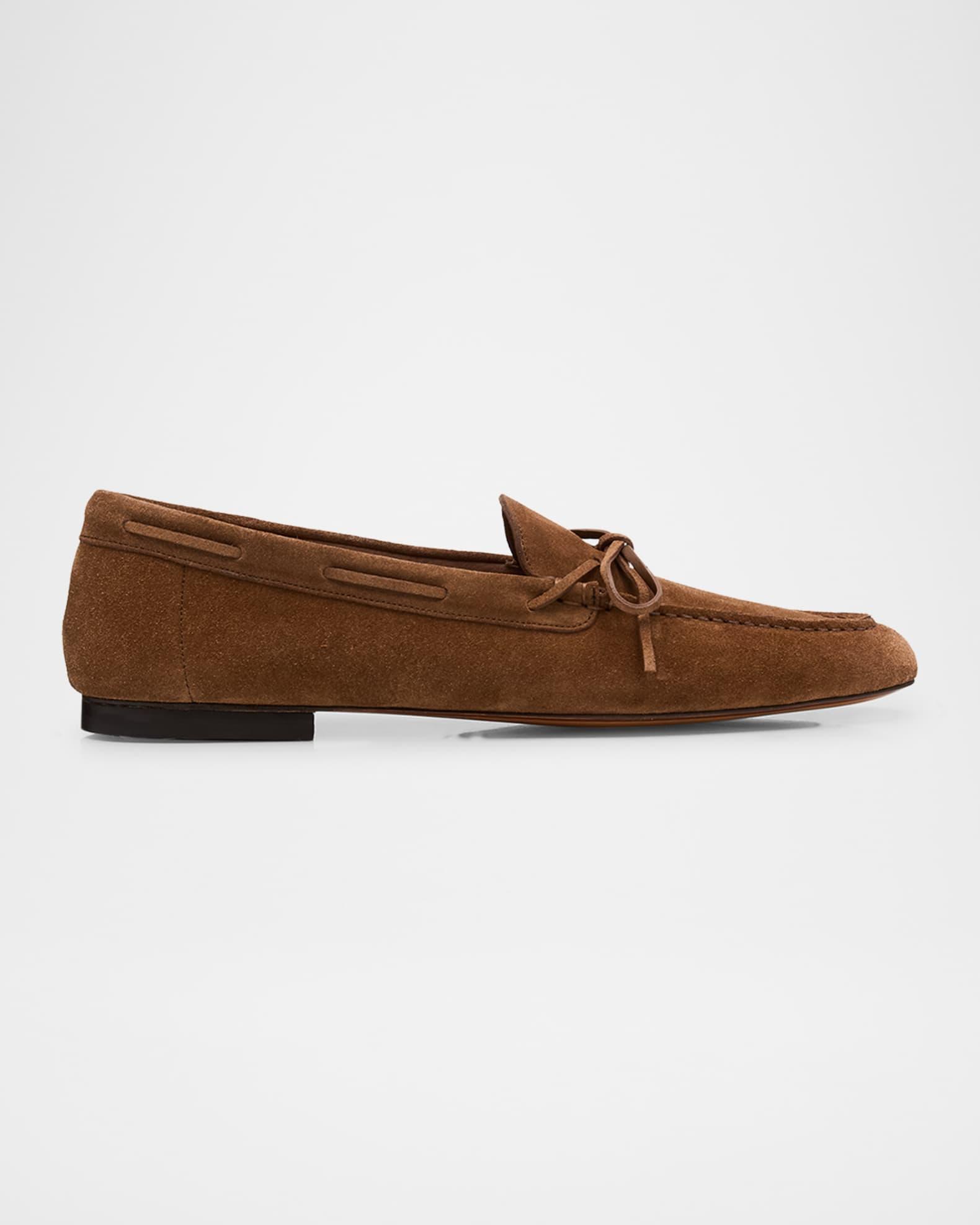Men's Beekman Suede Moc-Toe Loafers Product Image